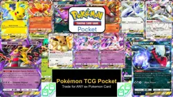 Pokemon TCG Pocket Any 4 Diamond EX Card Trade - Image 1