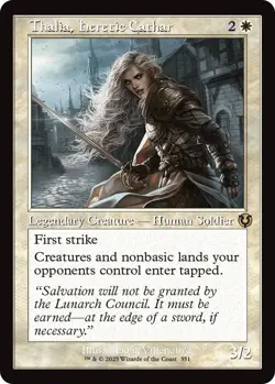 MTG Foil - Thalia, Heretic Cathar (Retro Frame) - 351 / NM / English - Image 1