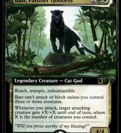 Commander: Marvel Super Heroes #392 Bast, Panther Goddess (Extended Art) - Image 1