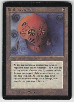 Illusionary Mask Beta Edition Rare MAGIC: THE GATHERING - Image 1