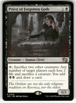 PRIEST OF FORGOTTEN GODS #478 MTG FOUNDATIONS JUMPSTART - Image 1