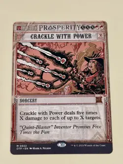 Crackle with Power (Breaking News) [Outlaws of Thunder Junction] MTG - Image 1