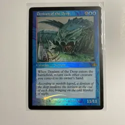 Denizen of the Deep Foil Retro Frame Near Mint, English Dominaria Remastered - Image 1