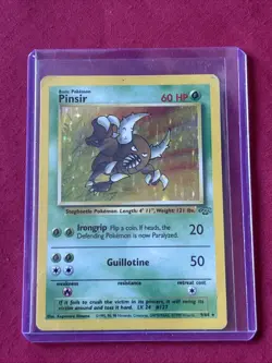 Pinsir 9/64 Holo Shiny Card Excellent Condition Pokemon (T43) - Image 2