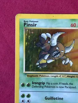 Pinsir 9/64 Holo Shiny Card Excellent Condition Pokemon (T43) - Image 4