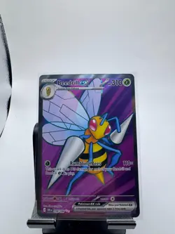 Pokemon TCG Beedrill EX 098/086 Evolutions Secret Rare Full Art Holo - Image 1