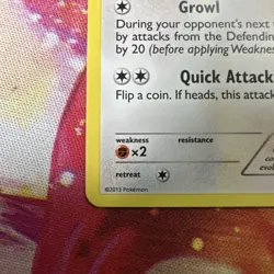 Eevee BW97 Pokemon TCG Black & White Black Star Promo Card - Image 3