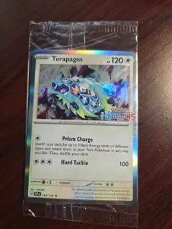 Sealed Terapagos Quaxly Pokemon Center Promo 161/191 from Pokemon Horizons - Image 1