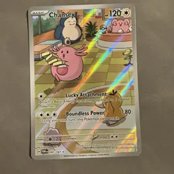 Pokemon TCG Chansey 187/167 Full Art Illustration Rare Twilight Masquerade - Image 1