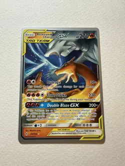 2019 Pokemon World Championships Reshiram & Charizard GX Tag Team Card 20/214 - Image 1