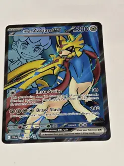 Hop’s Zacian EX 176/159 Ultra Rare Full Art Pokemon Journey Together - NM - Image 2