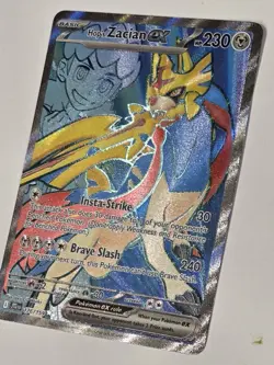 Hop’s Zacian EX 176/159 Ultra Rare Full Art Pokemon Journey Together - NM - Image 3