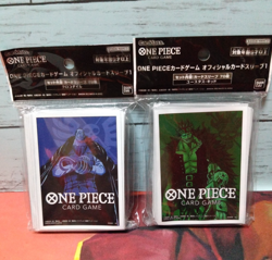 One Piece Card Game Sleeves Set Crocodile & Eustass Kid 70pcs Each New Japan - Image 1