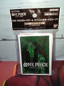 One Piece Card Game Sleeves Set Crocodile & Eustass Kid 70pcs Each New Japan - Image 2