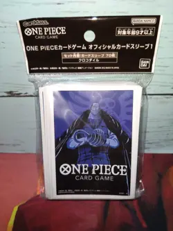One Piece Card Game Sleeves Set Crocodile & Eustass Kid 70pcs Each New Japan - Image 4