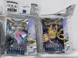 Pokemon TCG: Sword & Shield Silver Tempest Mini Portfolio Booster Pack Lot of 5 - Image 3