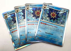 Starmie Holo 121/165 x4 4x Pokemon Card Scarlet & Violet 151 Playset - Image 1