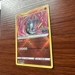 Radiant Charizard 011/078Pokemon Go Radiant Rare NM/M - Image 2