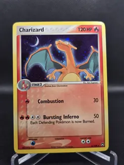 Pokemon EX Power Keepers 2007 Charizard Holo Card 6/108 LP-MP Condition - Image 1