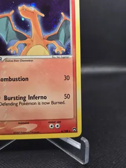 Pokemon EX Power Keepers 2007 Charizard Holo Card 6/108 LP-MP Condition - Image 4