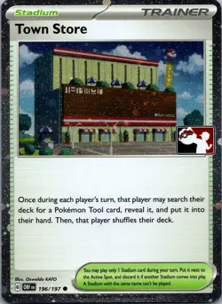 Town Store 196/197 Prize Pack Series Cards Common Holo NM - Image 1