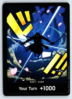 DON!! Card (Zoro) One Piece Premium Booster -The Best- DON!! Near Mint - Image 1