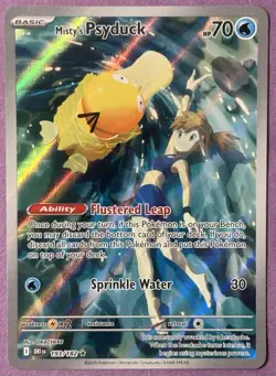 Misty's Psyduck SV10: Destined Rivals 193/182 Illustration Rare IR Pokemon Card - Image 1