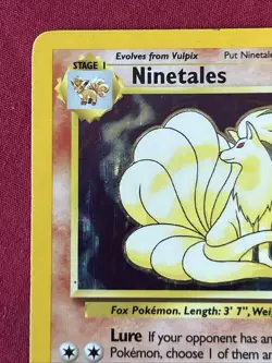Ninetales 12/102 Holo Shiny Card Excellent Condition Pokemon (T36) - Image 3