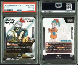 PSA 10 Bulma Leader SB01-045 Fusion World 2024 Dragon Ball Card Japanese - Image 3