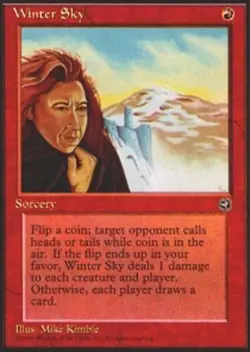 [1x] Winter Sky Near Mint, English Homelands MTG Magic - Image 1