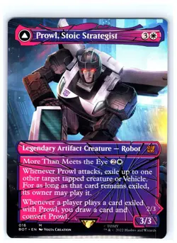 Prowl, Stoic Strategist Shattered Glass 16 Universes Beyond: Transformers MTG NM - Image 1