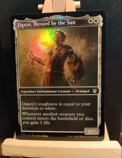 Daxos, Blessed by the Sun FOIL Showcase - Theros beyond death NM (see pics) MTG - Image 1