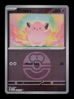 REVERSE HOLO CLEFAIRY (LOVE BALL) COMMON 074/217 NM POKEMON - Image 1