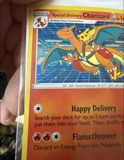 Pokemon Tcg Special Delivery Charizard SWSH075 Sealed Promo Mint - Image 2