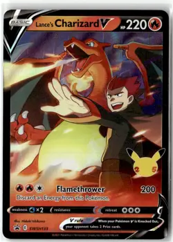 Lance's Charizard V SWSH133 Near Mint Holo Sword & Shield Promo P Pokemon - Image 1
