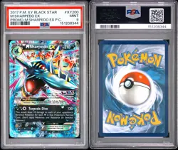 Pokemon M Sharpedo EX Premium Coll. Black Star Holo Promo XY200 PSA 9 Mint - Image 3