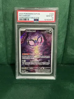 2024 POKEMON SVP EN-SV BLACK STAR PROMO #129 PECHARUNT PSA 10 - Image 1