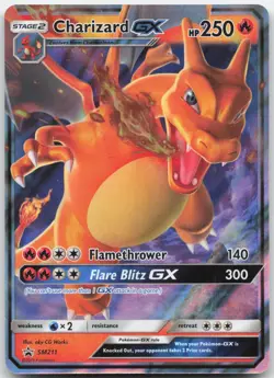 Charizard GX - SM211 Holo Promo Sun & Moon Promo Pokemon Near Mint - Image 1