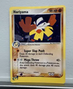 The Pokemon Company Hariyama Ruby & Sapphire 2003 English Holo Rare 90 HP 8/109 - Image 1