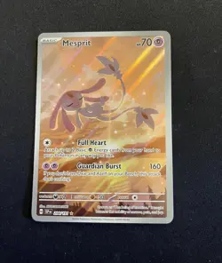 Pokemon Mesprit 204/191 Surging Sparks Illustration Full Art Holo - Image 1