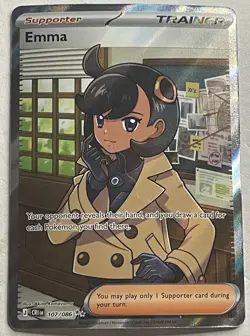 Nintendo Emma Trainer-Supporter 107/086 CRI Foil Pokemon TCG 2026 - Image 1