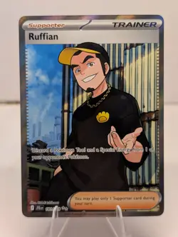 Pokemon TCG Ruffian 181/159 Ultra Rare Journey Together Near Mint - Image 1