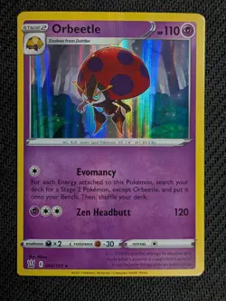 Orbeetle 065/163 Holo Rare Battle Styles Pokemon Holo Near Mint - Image 1