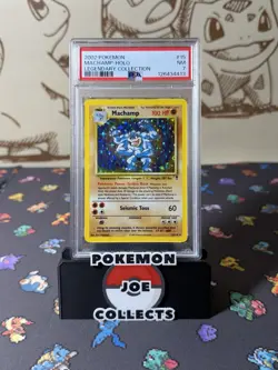 2002 POKEMON LEGENDARY COLLECTION #15 MACHAMP-HOLO PSA 7 - Image 1