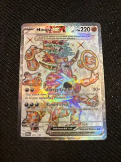 Pokemon TCG Hoopa EX Full Art Ultra Rare Holo Card 226/182 Paradox Rift - Image 1