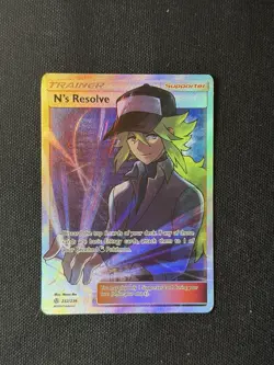 N's Resolve (Full Art) 232/236 Sm-Cosmic Eclipse Holo Pokemon 2019 Trainer Card - Image 2