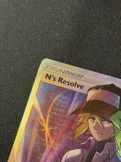 N's Resolve (Full Art) 232/236 Sm-Cosmic Eclipse Holo Pokemon 2019 Trainer Card - Image 3