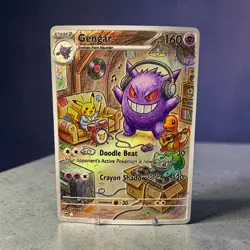 Texture Music Fan Art Gengar Card - Image 2