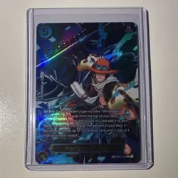Bandai One Piece Card Game Portgas.D.Ace EB02-028 Alt Art Foil SCR - Image 1