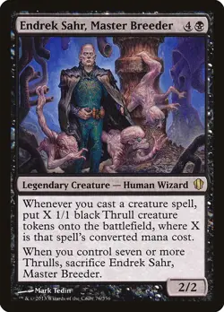 MTG Endrek Sahr, Master Breeder - 76 / English / Moderately Played - Image 1